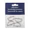 John Bead 30mm Silver Half Circle Beadwork Pendants, 4ct.